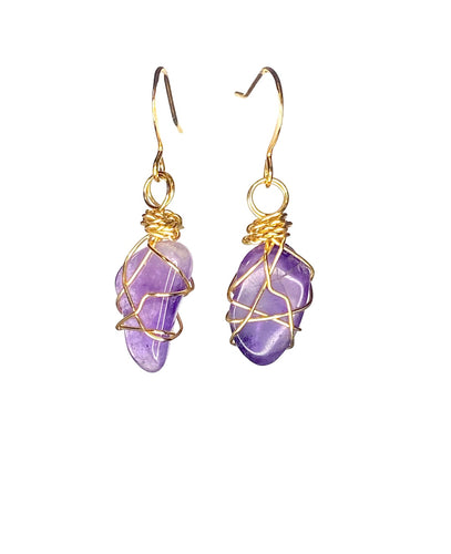 Annie Amethyst Earrings